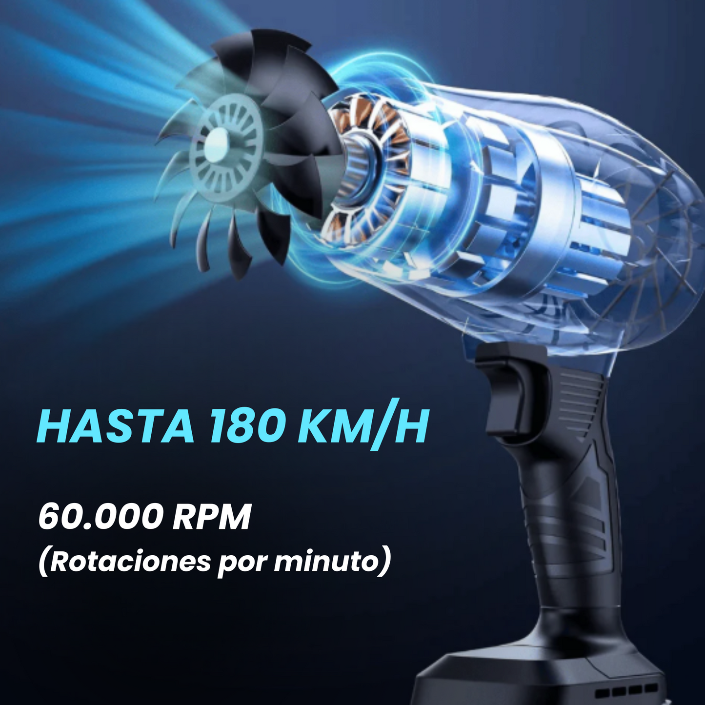 Soplador para Fogata + 2 Baterías de Regalo - Cuppingo™