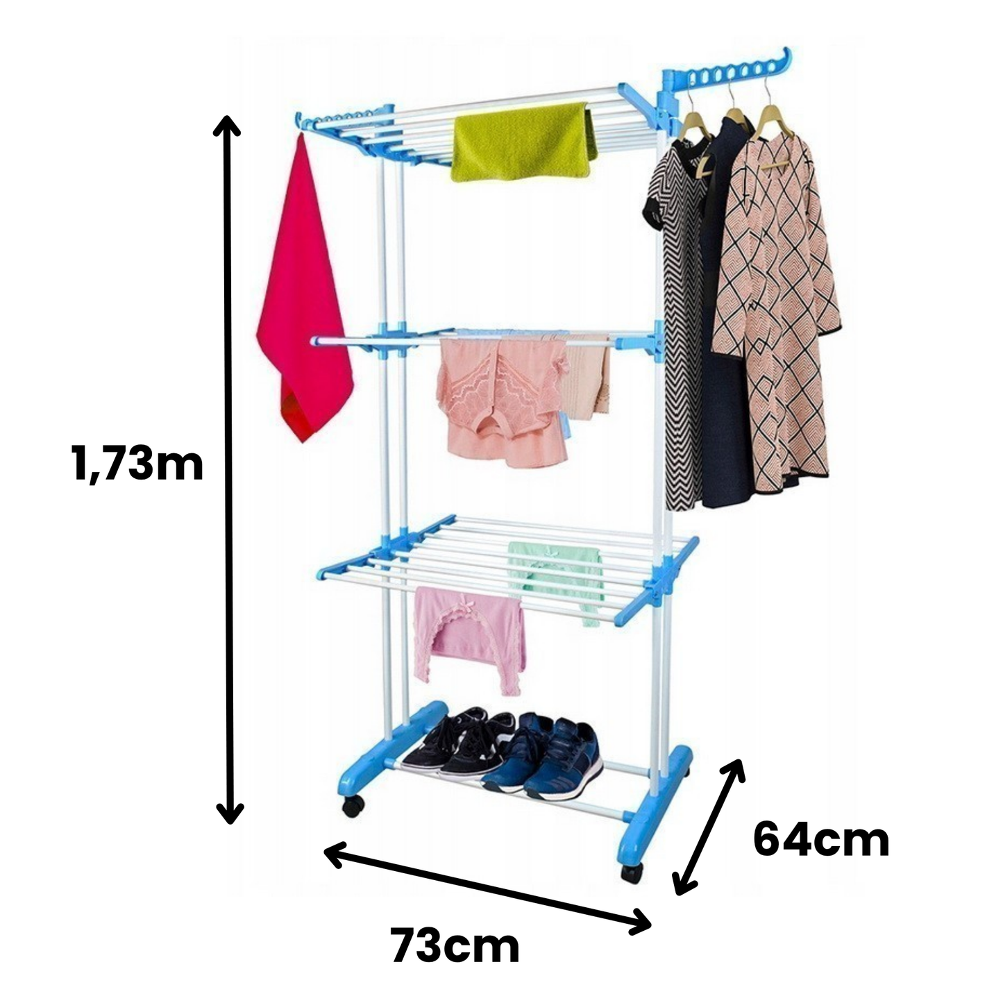 Tendedero Plegable 1,73m - Cuppingo™ -